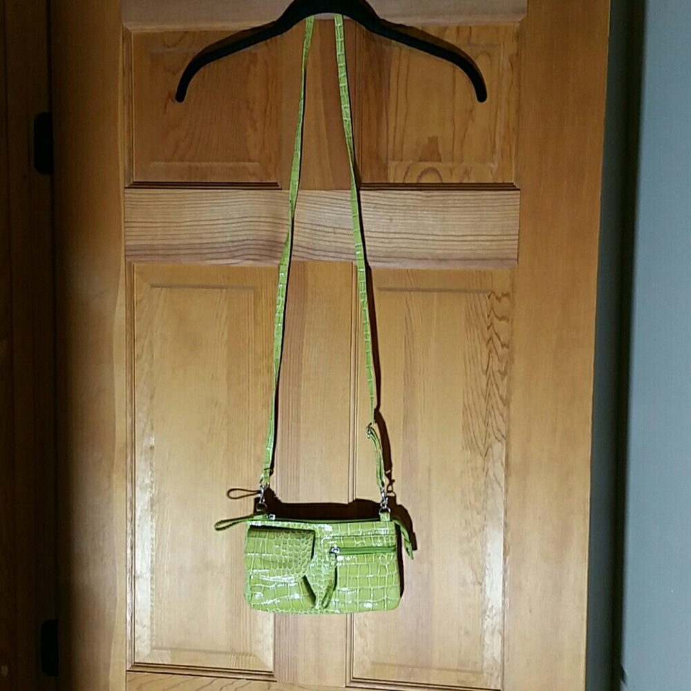 Crossbody Purse - Lime Green